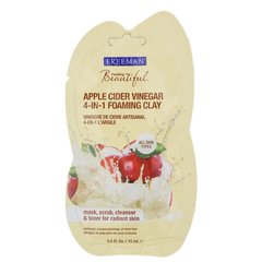 Маска 4в1 для обличчя "Оцет яблучного сидру", Feeling Beautiful 4-in-1 Apple Cider Vinegar Foaming Clay, Freeman, 15 мл - фото