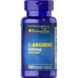 Л-аргінін, L-Arginine, Puritan's Pride, 500 мг, 100 капсул, фото