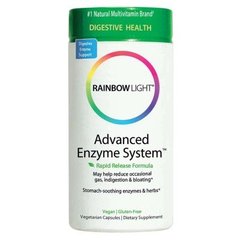 Пищеварительные ферменты, Advanced Enzyme System, Rainbow Light, 180 капсул - фото