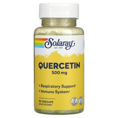 Кверцетин, Quercetin, Solaray, 500 мг, 90 капсул - фото