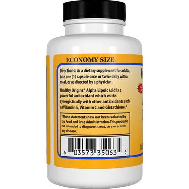 Альфа-ліпоєва кислота, Alpha Lipoic Acid, Healthy Origins, 100 мг, 120 капсул - фото
