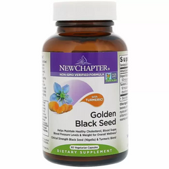 Чорний кмин, Golden Black Seed, New Chapter, 60 вегетаріанських капсул - фото