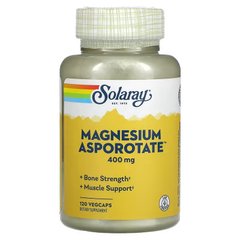 Магний аспартат, Magnesium Asporotate, Solaray, 120 капсул - фото