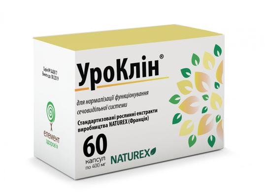 Комплекс Уроклин, 400 мг, Naturex, 60 капсул - фото