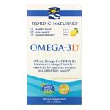 Рыбий жир омега-3Д (лимон), Omega-3D, Nordic Naturals, 1000 мг, 60 капсул, фото