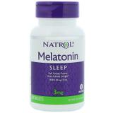 Мелатонин, Melatonin, Natrol, 3 мг, 60 таблеток, фото