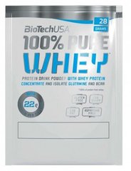 Сироватковий протеїн, PURE WHEY protein, шоколад, BioTech USA, 28 г - фото