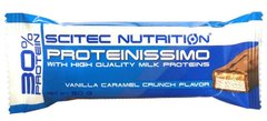Протеїновий батончик, Proteinissimo, ванільно-карамельний, Scitec Nutrition , 50 г - фото