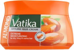 Крем для волос увлажняющий, Vatika Naturals Extreme Moisturizing, Dabur, 140 мл - фото