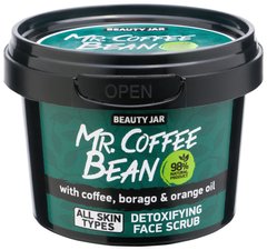 Детокс скраб для лица "Mr. Coffee Bean", Detoxifying Face Scrub, Beauty Jar, 50 г - фото