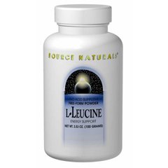 Лейцин, L-Leucine, Source Naturals, 100 грамм - фото
