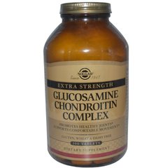 Глюкозамін хондроїтин, Glucosamine Chondroitin, Solgar, 300 таблеток - фото