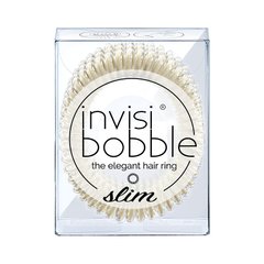 Резинка-браслет для волосся, Slim Stay Gold, Invisibobble, 3 шт - фото