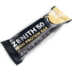 Батончик, Zenith 50, Iron Maxx, вкус белый шоколад, 45 г - фото