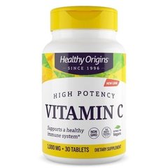 Вітамін C, Vitamin C, Healthy Origins, 1,000 мг, 30 таблеток - фото