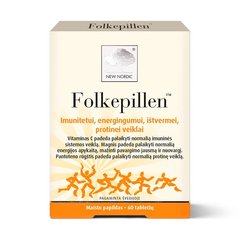 Фолкепиллен для иммунной системы, Folkepillen, New Nordic, 60 таблеток - фото