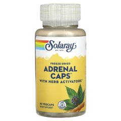Здоровье надпочечников, Adrenal Caps, Solaray, 60 капсул - фото