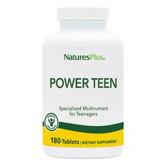 Витамины для подростков, Supplement For Teenagers, Nature's Plus, Source of Life, 180 таблеток - фото