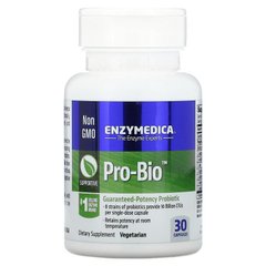 Пробіотик, Про Біо, Pro Bio, Guaranteed Potency Probiotic, Enzymedica, 30 капсул - фото
