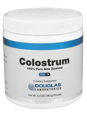 Молозиво Colostrum 100% чистый порошок Новой Зеландии, Colostrum 100% Pure New Zealand 6, Douglas Laboratories, 3 ун (180 граммов) - фото