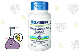 Экстракт зеленого чая Life Extension Mega Green Tea Extract