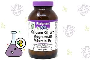Кальций цитрат, магний и витамин D3 Bluebonnet Calcium Citrate Magnesium And Vitamin D3