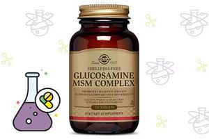 Комплекс глюкозаміну та МСМ Solgar Glucosamine MSM Complex