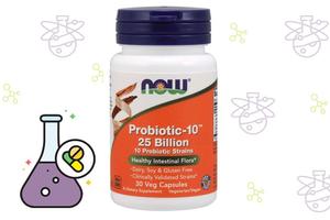 Комплекс пробиотиков NOW Foods Probiotic-10