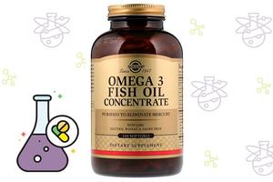 Концентрированный рыбий жир Омега-3 Solgar Omega 3 Fish Oil Concentrate