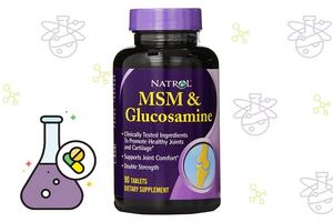 МСМ та глюкозамін Natrol MSM & Glucosamine