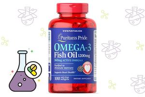 Рыбий жир премиум Омега-3 Puritan's Pride Premium Omega-3 Fish Oil