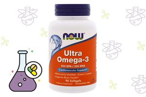 Риб'ячий жир Ультра Омега 3 NOW Foods Ultra Omega 3 Fish Oil