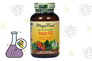 Вегетарианский витамин B12 MegaFood Vegan B12