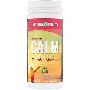 Calm Specifics, покой мышц, вкус арбуза, Natural Vitality, 170 г - фото
