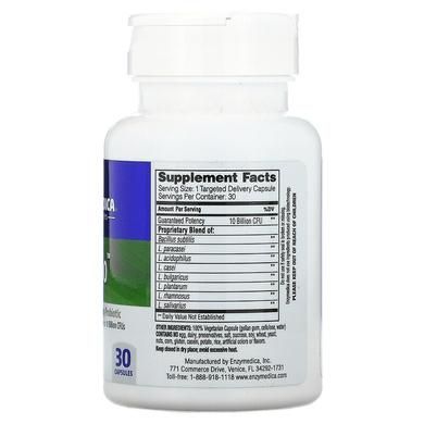 Пробіотик, Про Біо, Pro Bio, Guaranteed Potency Probiotic, Enzymedica, 30 капсул - фото