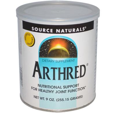 Гідролізований колаген, Arthred, Source Naturals, 255,15 г - фото