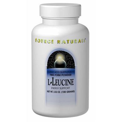 Лейцин, L-Leucine, Source Naturals, 100 грам - фото