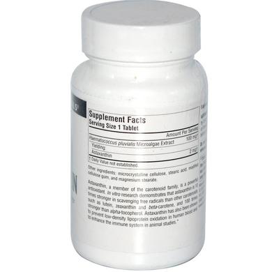 Астаксантин, Astaxanthin, Source Naturals, 2 мг, 120 таблеток - фото