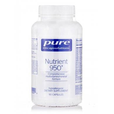 Мультивітаміни / мінерали, Nutrient 950, Pure Encapsulations, 90 капсул - фото