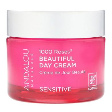 Дневной крем для чувствительной кожи, Day Cream, Andalou Naturals, (50 мл) - фото