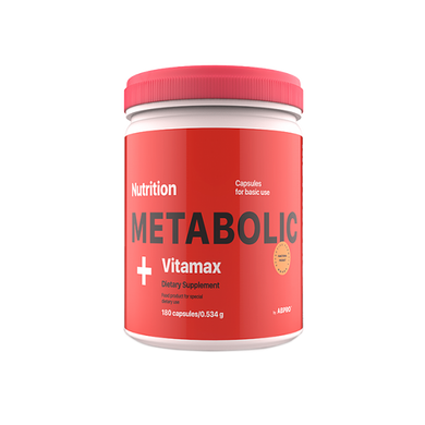 Витамины, Metabolic Vitamax, Ab Pro, 180 капсул - фото