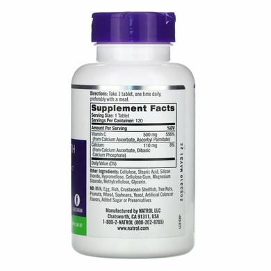Вітамін С, Easy-C, Natrol, 500 мг, 120 таблеток - фото