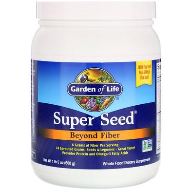 Супер семена с пробиотиками, Super Seed, Garden of Life, 600 г - фото