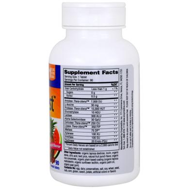 Пищеварительные ферменты для детей, Kids Digest, Enzymedica, фруктовый вкус, для веганов, 90 жевательных таблеток - фото
