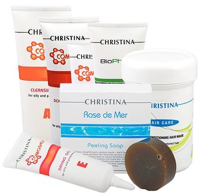 Набір для жирної, комбінованої шкіри, Christina, Christina Kit (7 препаратів) - фото