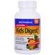 Пищеварительные ферменты для детей, Kids Digest, Enzymedica, фруктовый вкус, для веганов, 90 жевательных таблеток, фото – 1