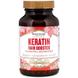 Кератиновый стимулятор для волос с биотином и ресвератролом, Keratin Hair Booster, ReserveAge Nutrition, 60 капсул, фото – 1