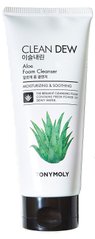 Пінка для вмивання з екстрактом алое, Clean Dew Aloe Foam Cleanser, Tony Moly, 180 мл - фото