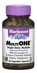 Мультивитамины с железом, Bluebonnet Nutrition, 30 гелевых капсул - фото