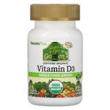 Вітамін Д-3, Vitamin D3, Nature's Plus, Source of Life Garden, 60 вегетаріанських капсул, фото